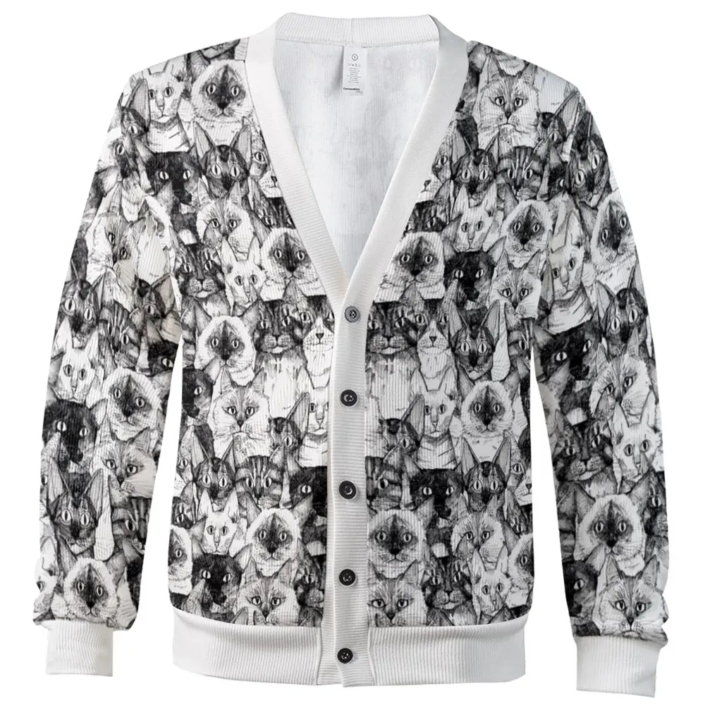 Just Cats Cardigan - 2