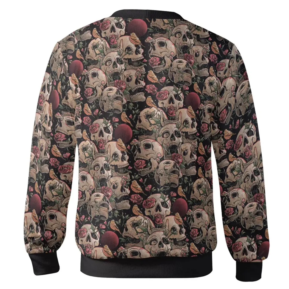 Life Grows Through Death Skull Cardigan - 3