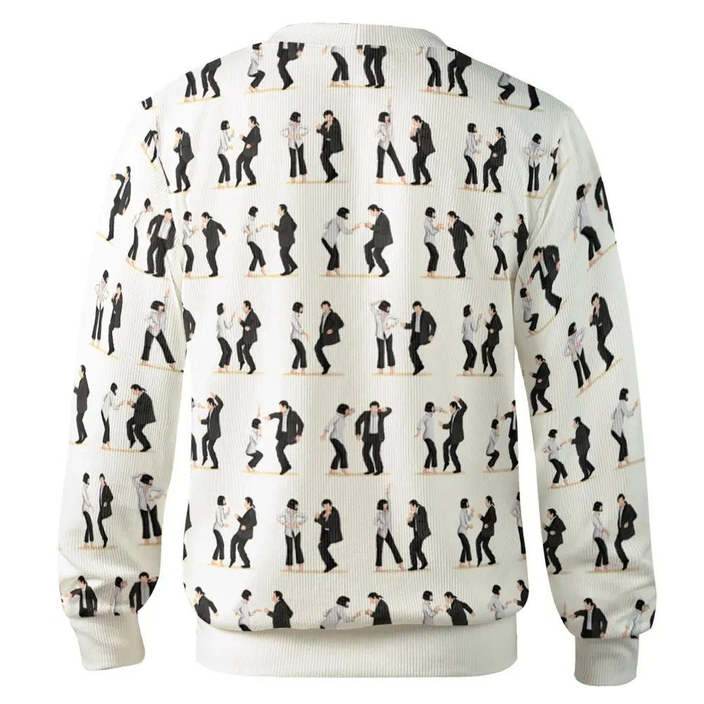 Mia Wallace and Vincent Vega Dance Pulp Fiction Cardigan - 3