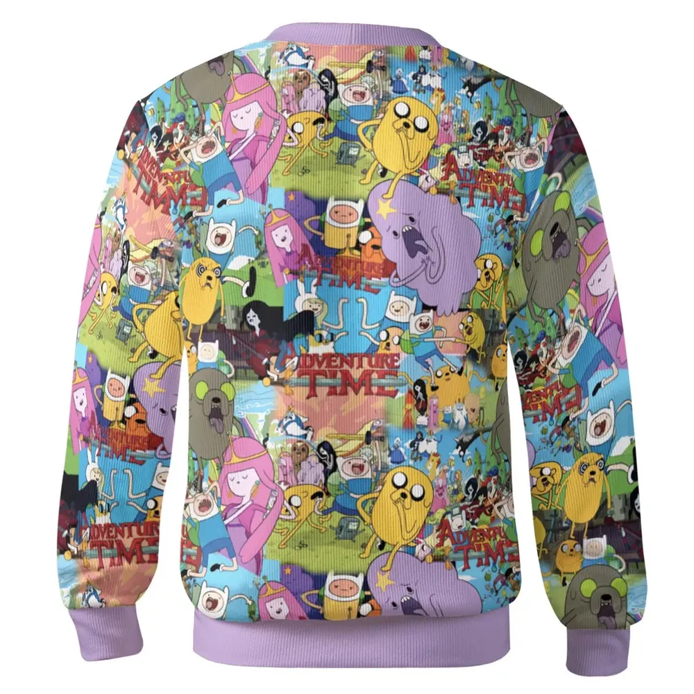 Adventure Time Characters Pattern Cardigan - 3