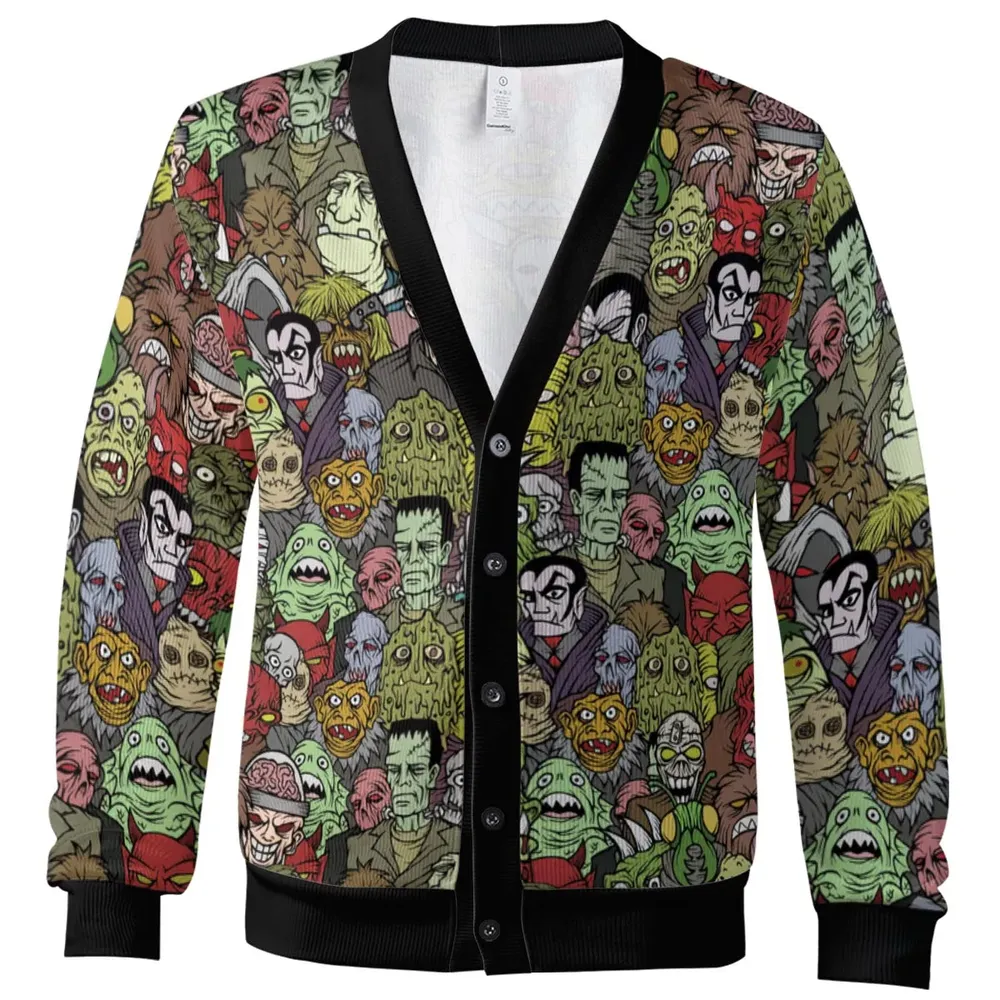 All The Monsters Are Here Cardigan - 2