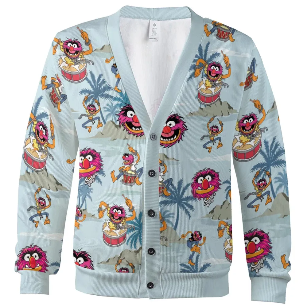 Animal The Muppet Show Drum Tropical Cardigan - 2