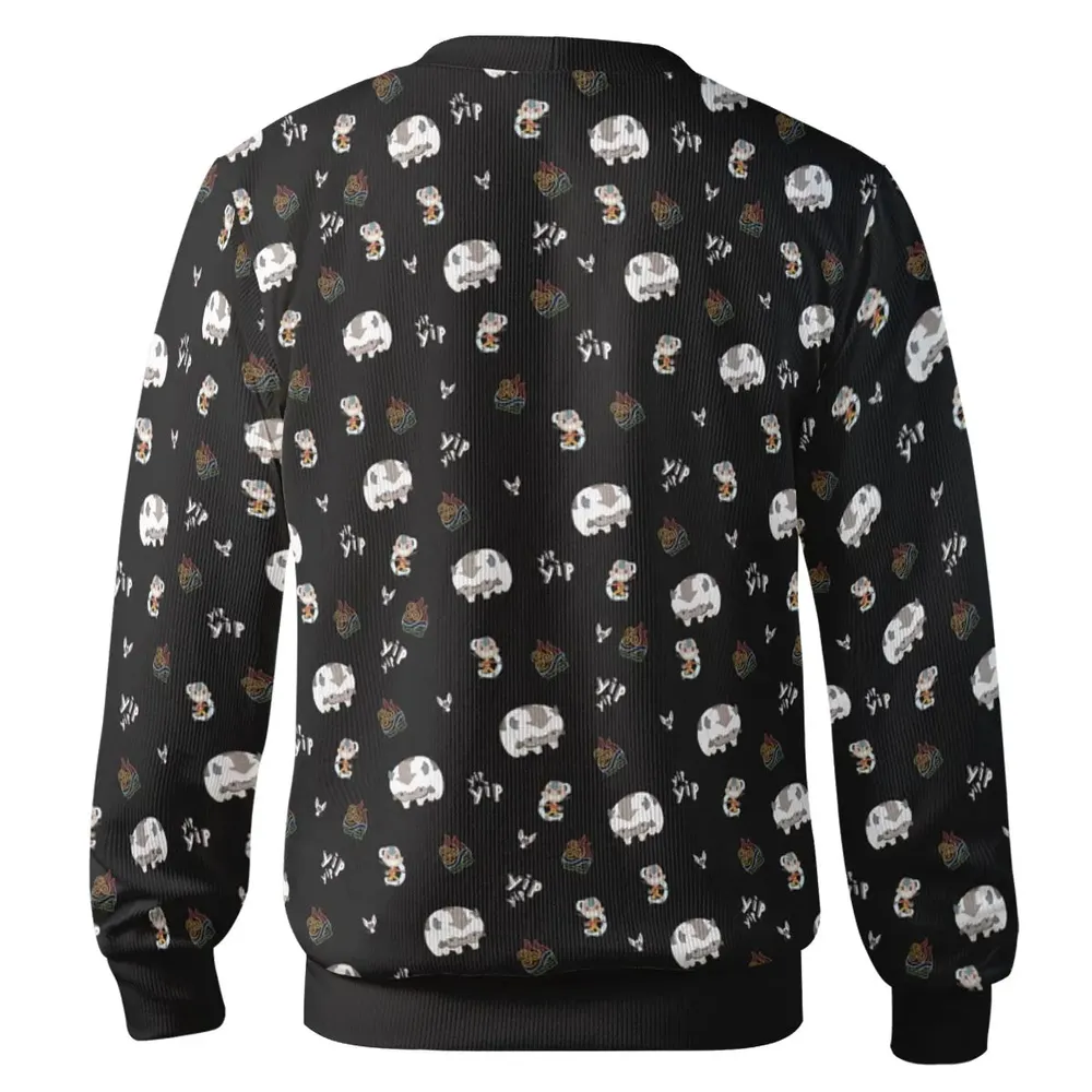 Appa Yip Yip Avatar Pattern Cardigan - 3