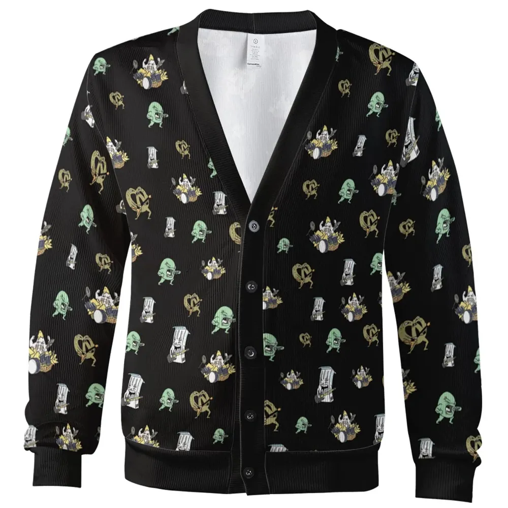 Aqua Teen Hunger Force Pattern Cardigan - 2