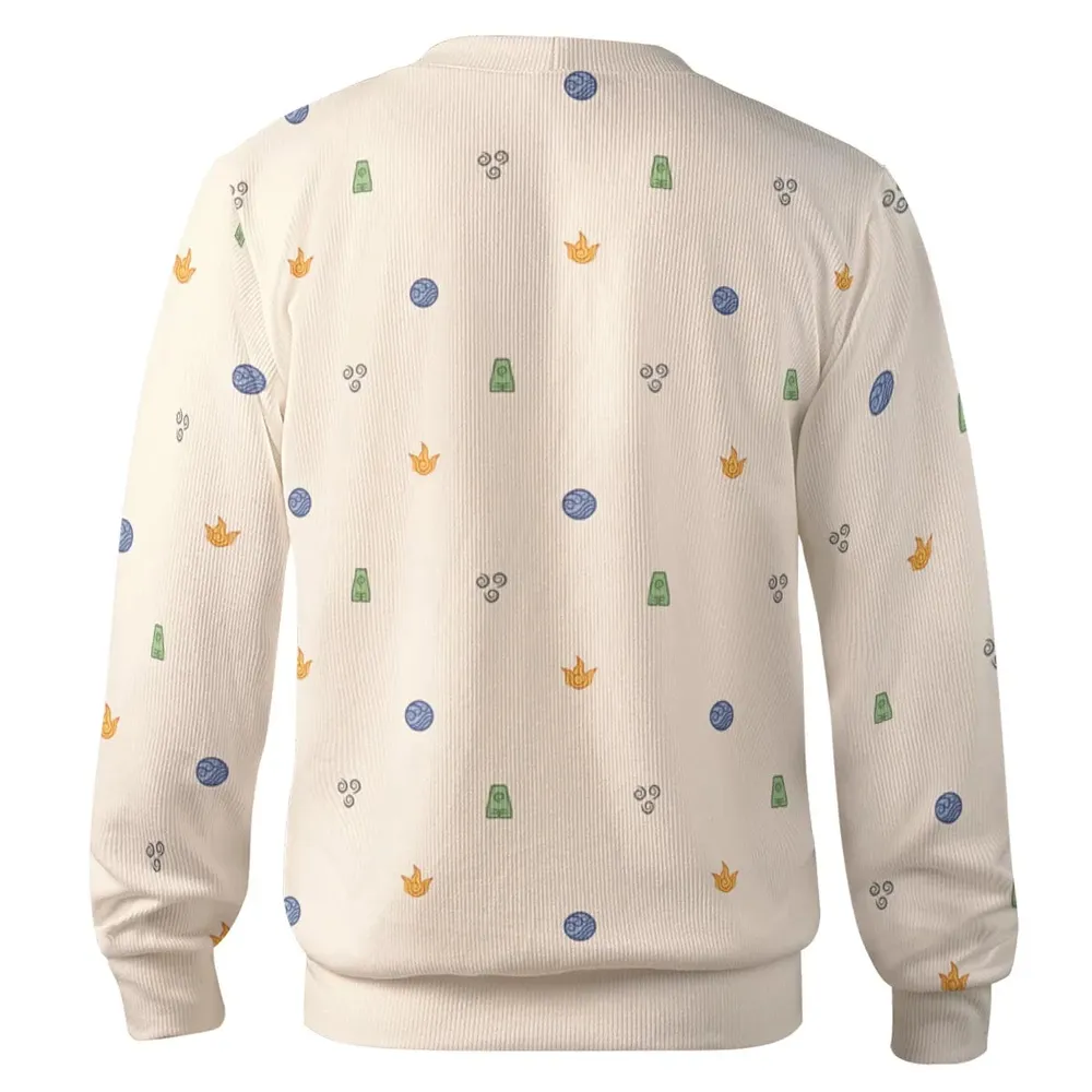 Avatar The Last Airbender Four Elements Pattern Cardigan - 3