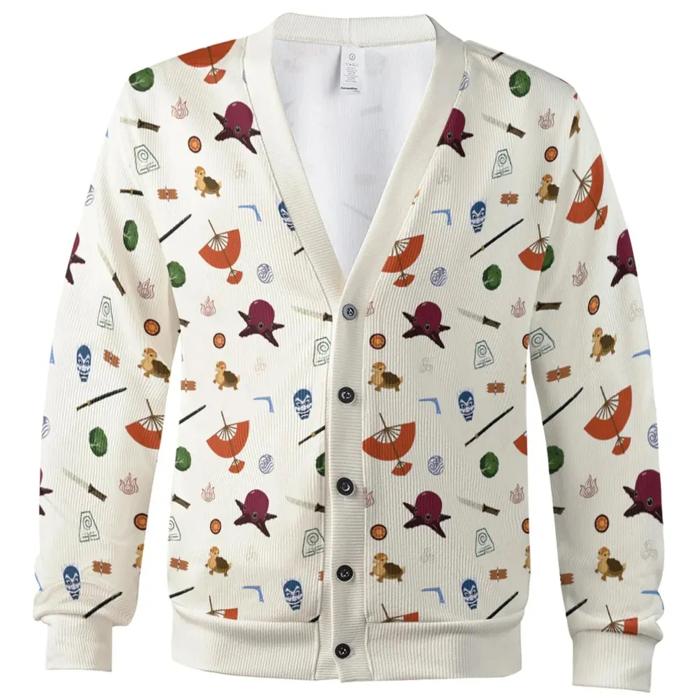 Avatar The Last Airbender Medley Pattern Cardigan - 2
