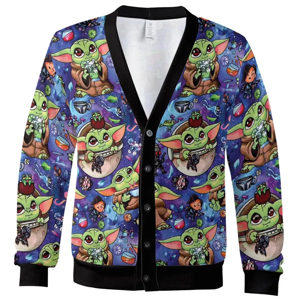 Baby Yoda In the Galaxy Cardigan - 2