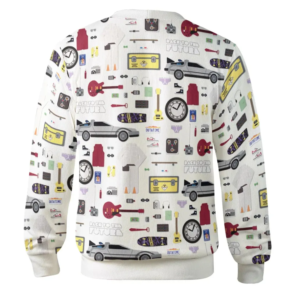 Back to the Future Pattern Cardigan - 3