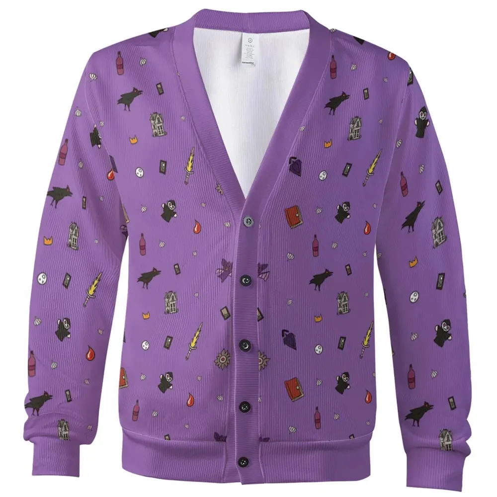 Barovia Dungeons and Dragons Pattern Cardigan - 2