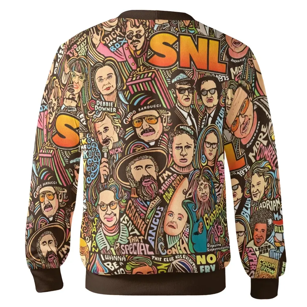 Blues Brothers Waynes World Coneheads SNL Characters Cardigan - 3