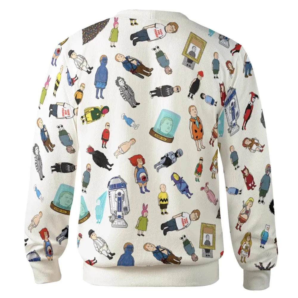 Bobby Hill King Of The Hill Pattern Cardigan - 3