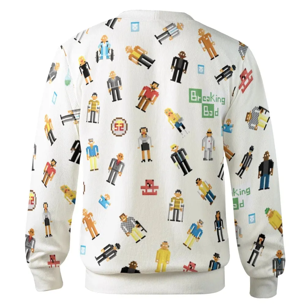 Breaking Bad in Pixels Pattern Cardigan - 3
