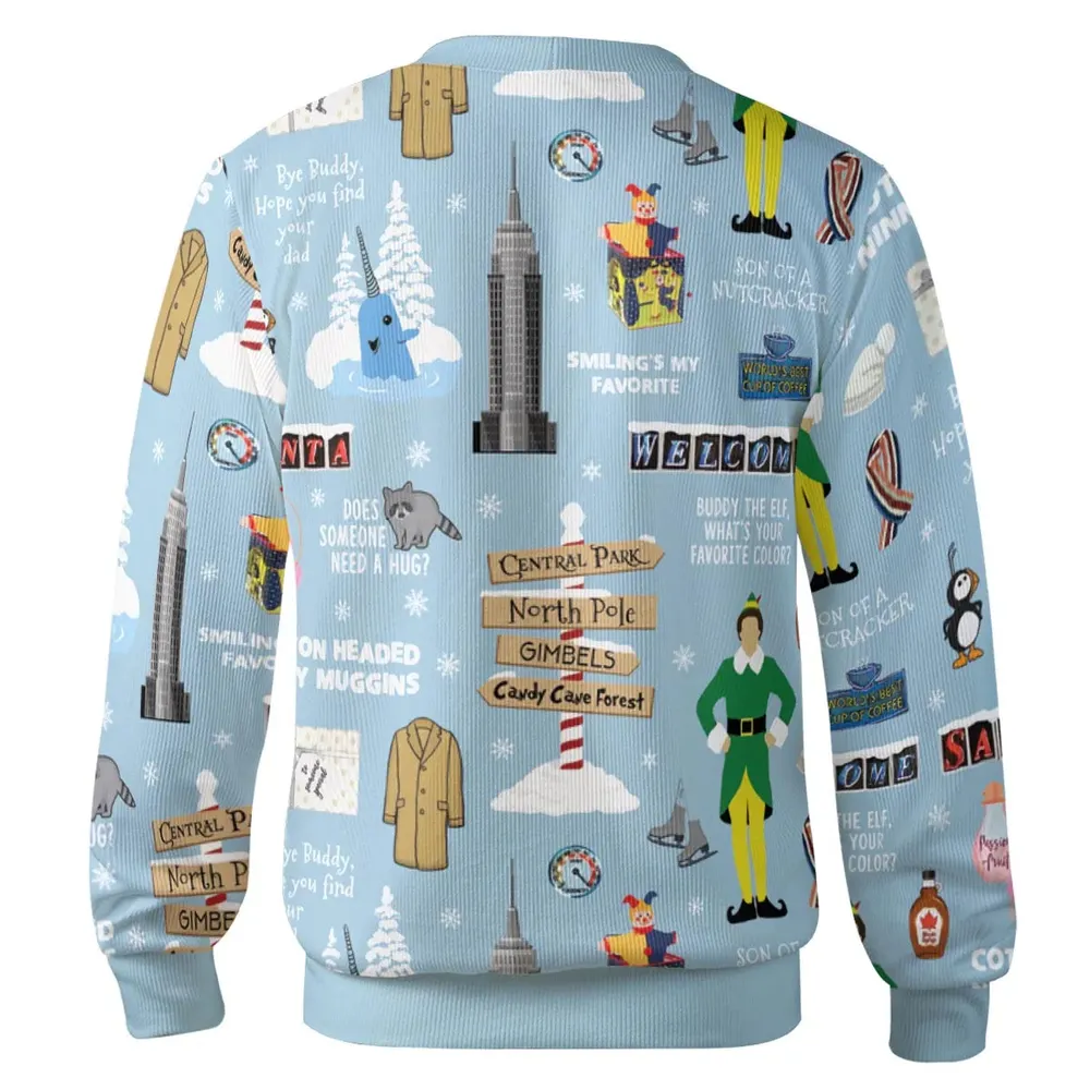 Buddy the ELF Quotes Christmas Cardigan - 3