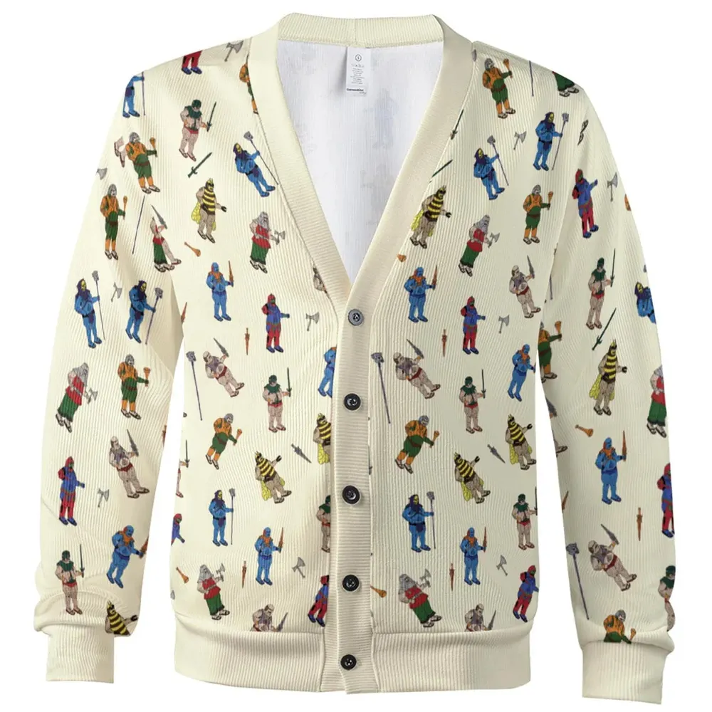 Carl In Masters Of The Universe Pattern Cardigan - 2