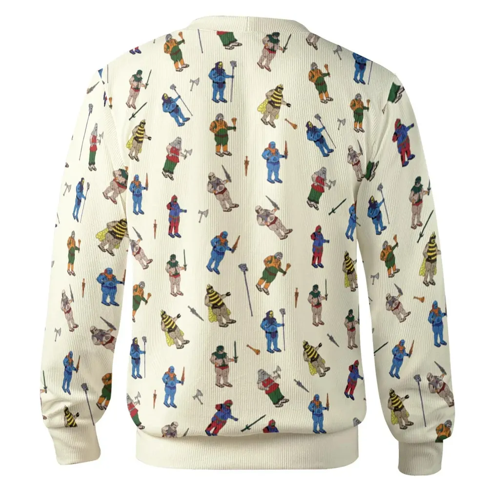 Carl In Masters Of The Universe Pattern Cardigan - 3