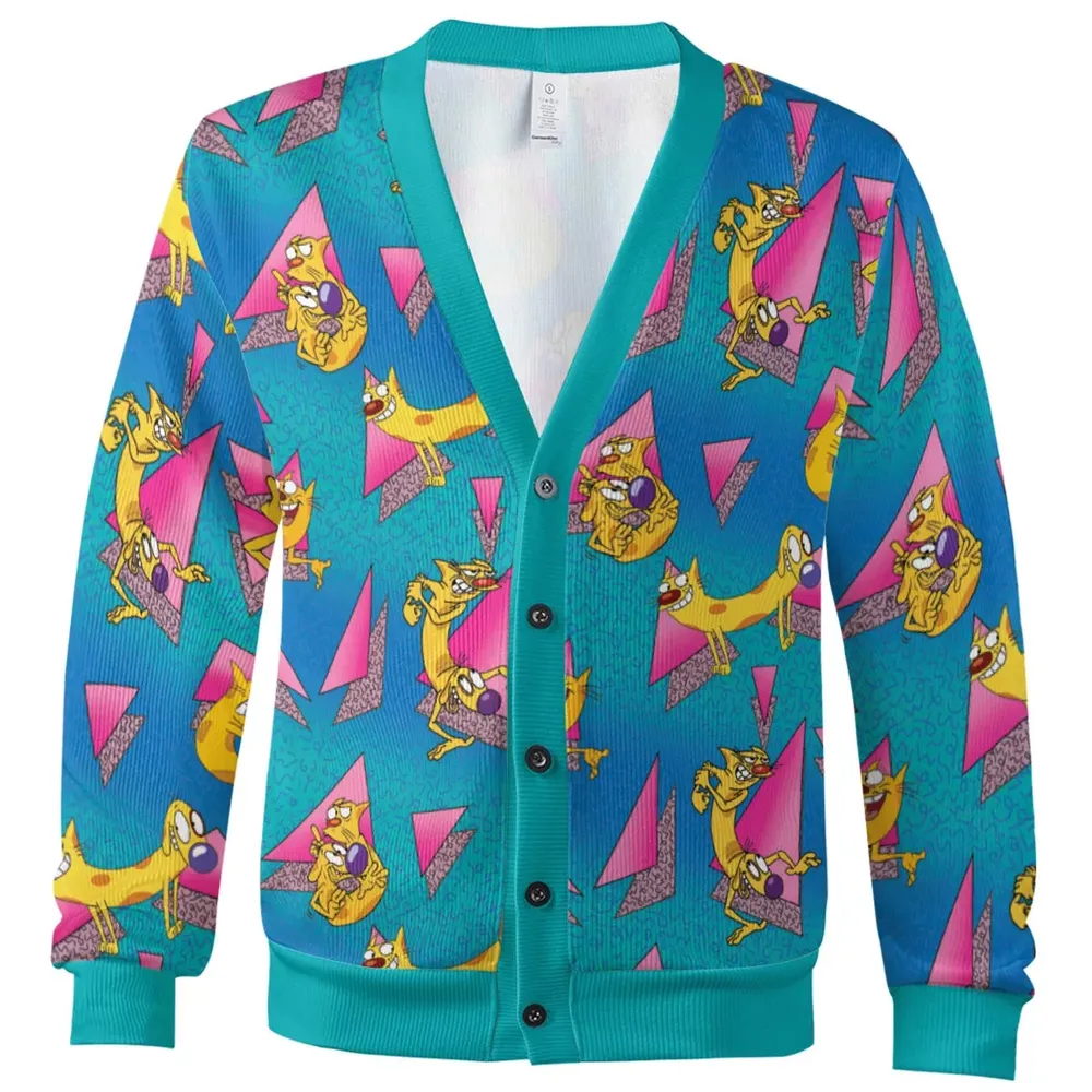 CatDog Nickelodeon Pattern Cardigan - 2