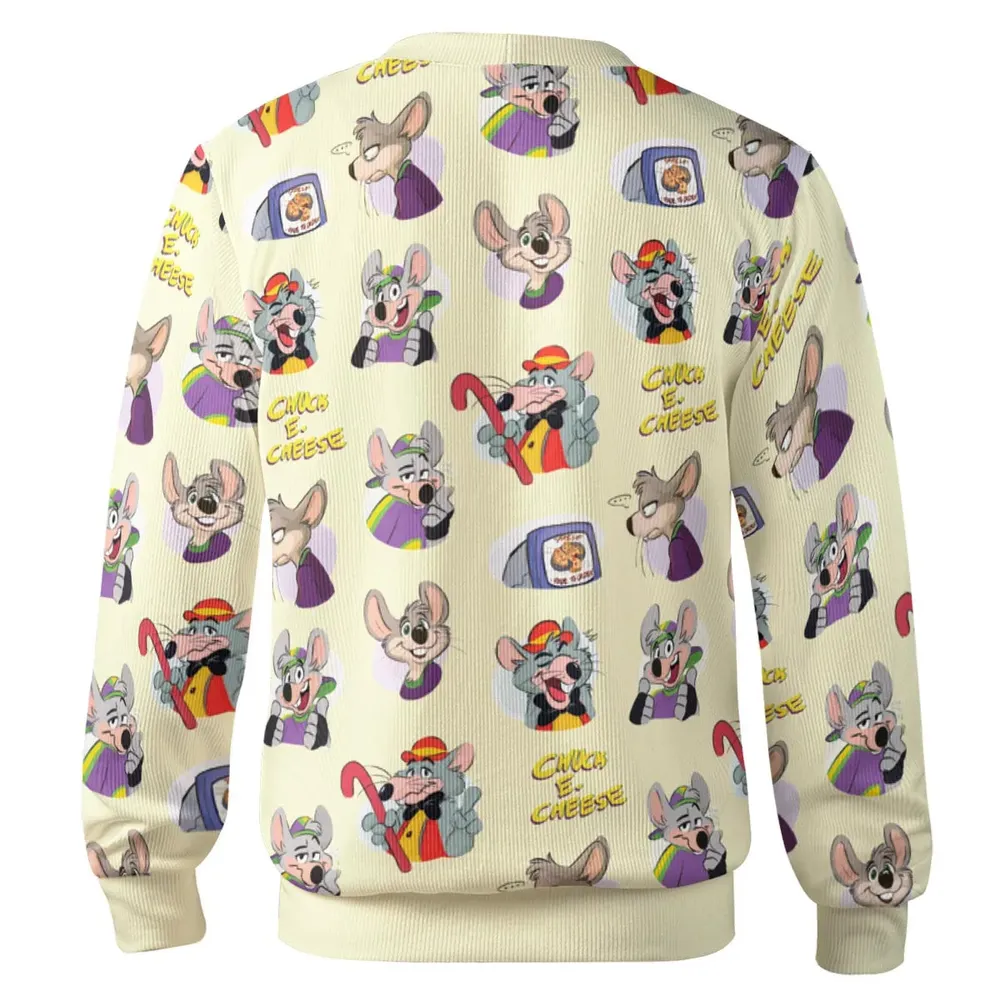 Chuck E. Cheese Pattern Cardigan - 3