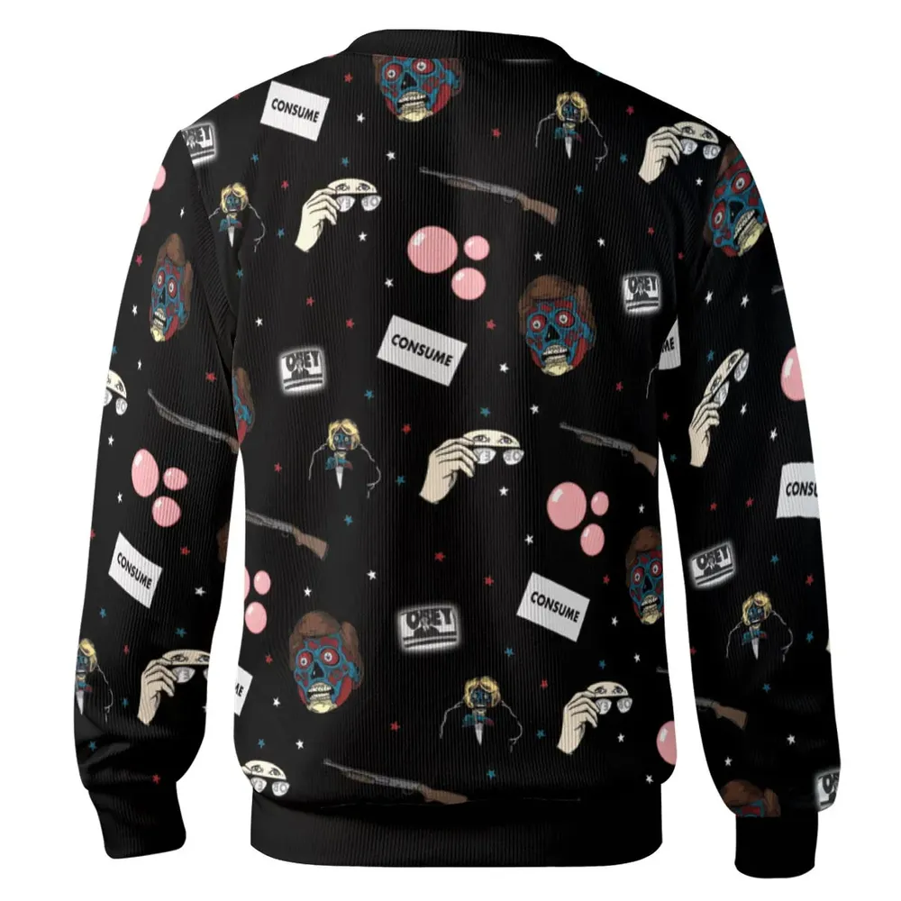 Consume They Live Patterns Cardigan - 3