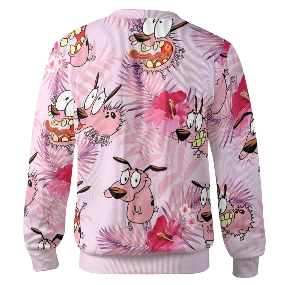 Courage the Cowardly Dog Floral Tropical Cardigan - 3