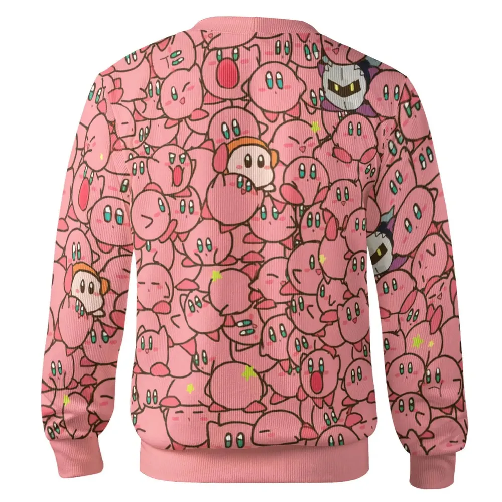 Cute Kirby Waddle Doo Bandana Waddle Dee Meta Knight Kirby's Characters Cardigan - 3