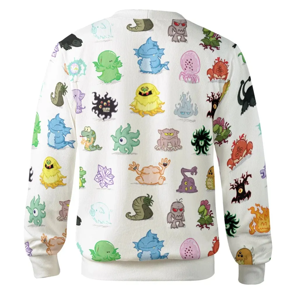 Cute Monsters H. P. Lovecraft Cardigan - 3