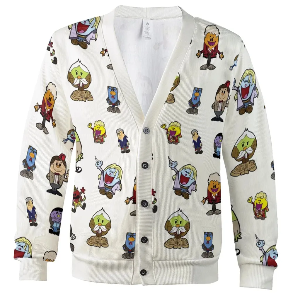 Doctor Who and Mr Men Pattern Cardigan - 2