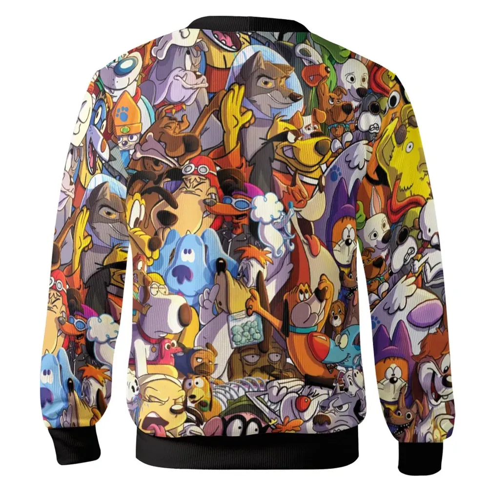 Dogs From Famous Cartoons Cardigan - 3