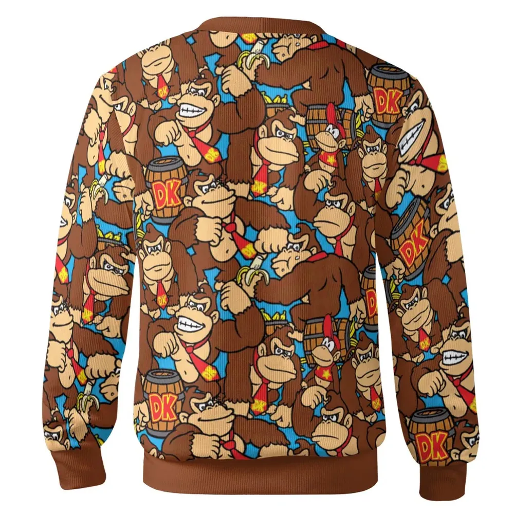 Donkey Kong Pattern Cardigan - 3