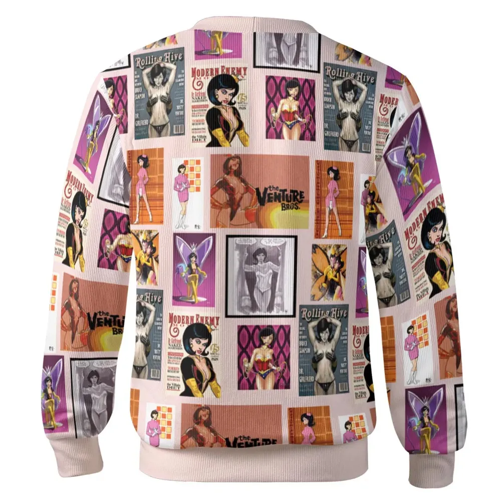 Dr. Mrs. The Monarch The Venture Bros. Magazine Poses Cardigan - 3