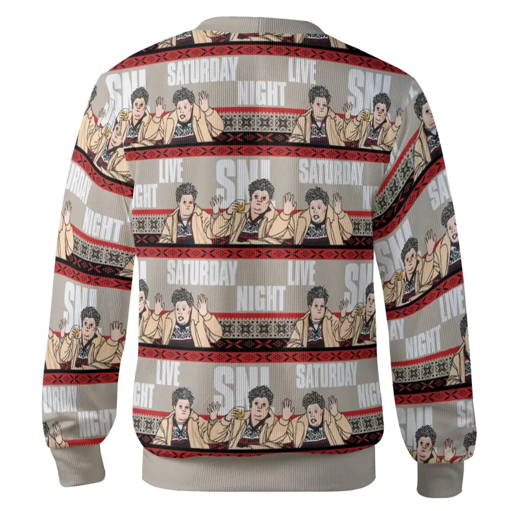 Drunk Uncle on the Holidays SNL Saturday Night Live Cardigan - 3