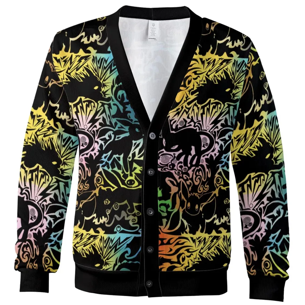 Eevee Pokemon Black Cardigan - 2