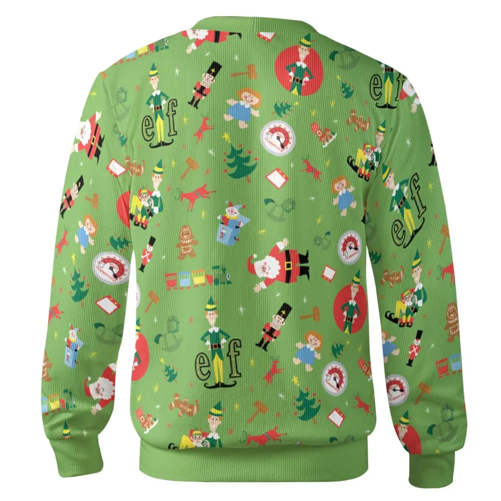 ELF Christmas Pattern Cardigan - 3