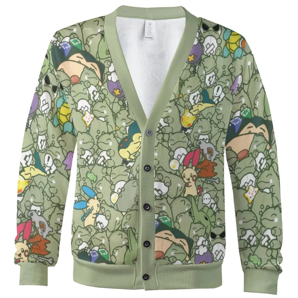 Epic Pokemon Pattern Cardigan - 2