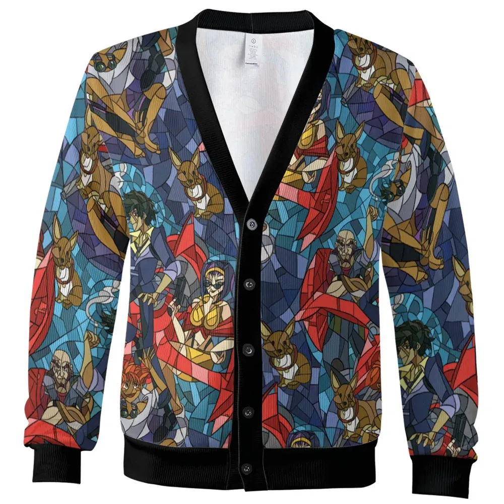 Spike Spiegel Faye Valentine Edward Wong Cowboy Bebop Cardigan - 2