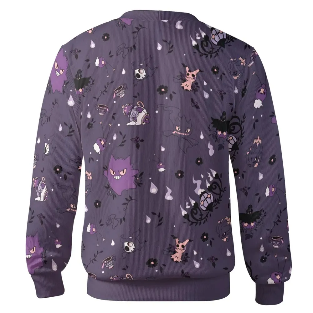 Pokemon Ghost-typen Gengar Banette Litwick Mismagius Cardigan - 3