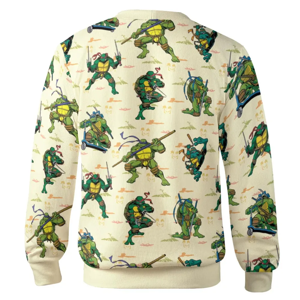 TMNT Characters Weapon Pattern Cardigan - 3