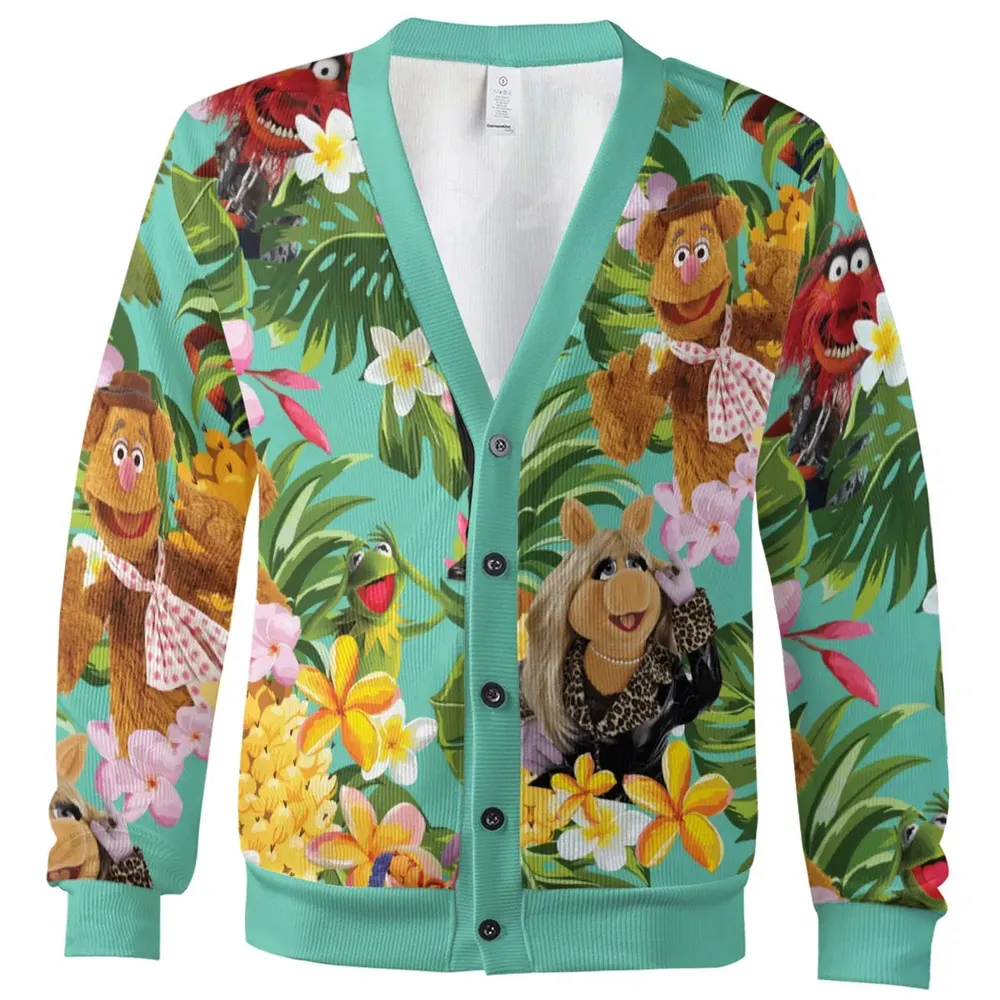 Statler And Waldorf Muppets Tropical Cardigan - 2