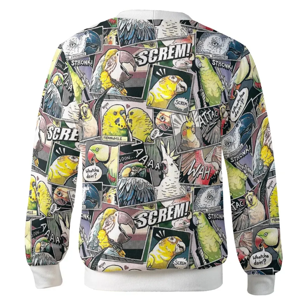 Parrots ComicStyle Cardigan - 3