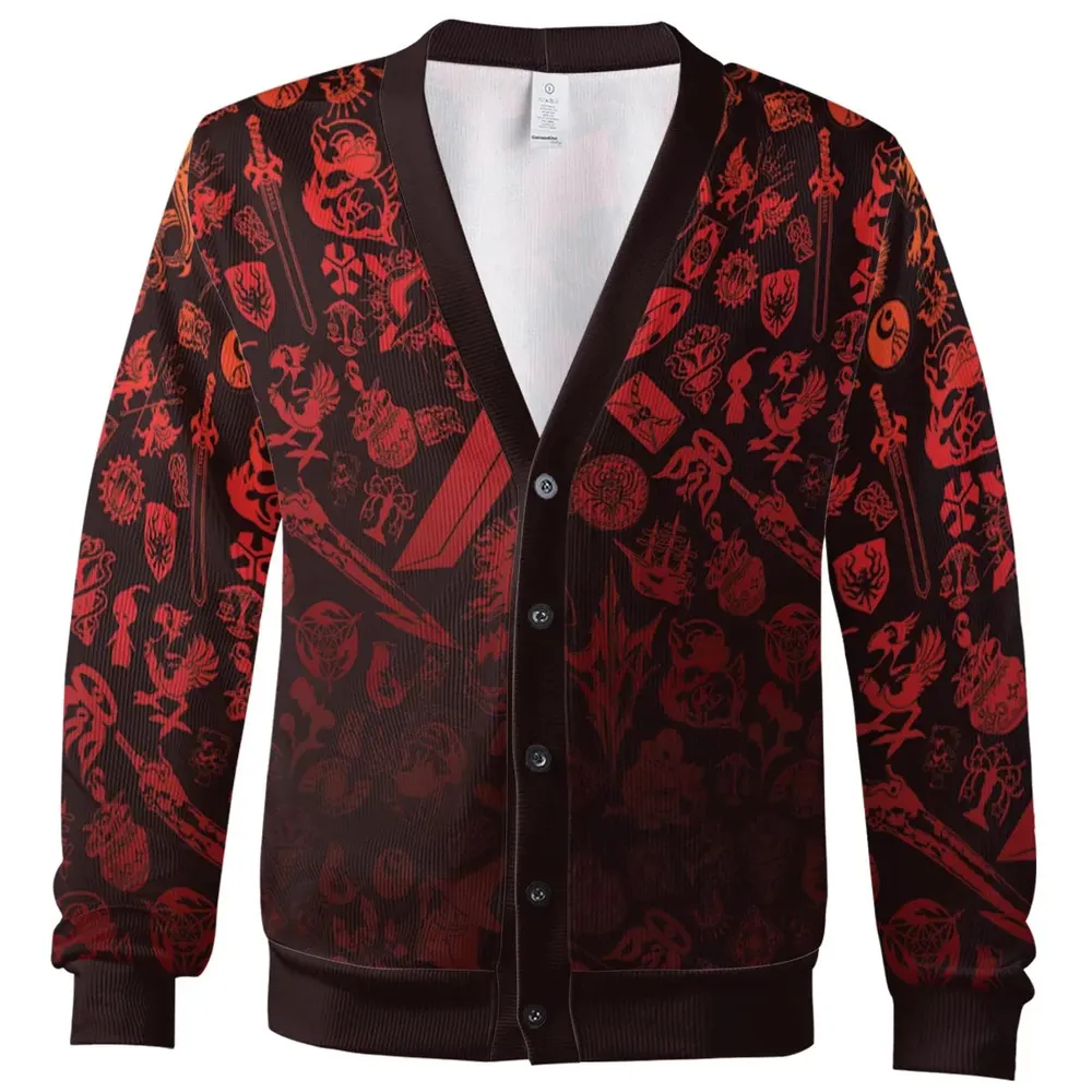 Red Moggle Final Fantasy Cardigan - 2