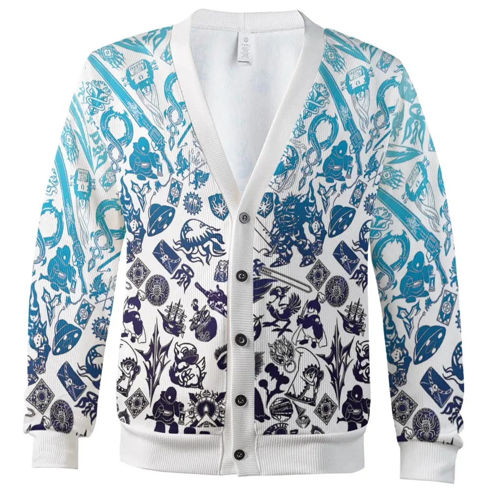 Blue Moggle Final Fantasy Cardigan - 2