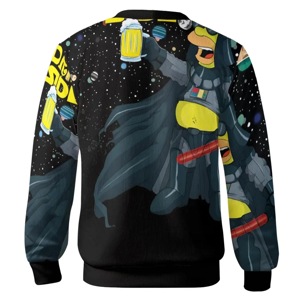 Simpson Darth Vader Welcome To The Drink Side Cardigan - 3