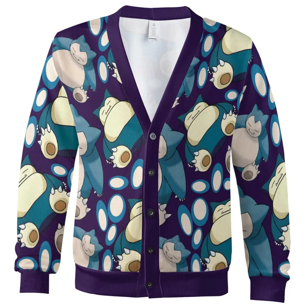 Snorlax Pokemon Cardigan - 2