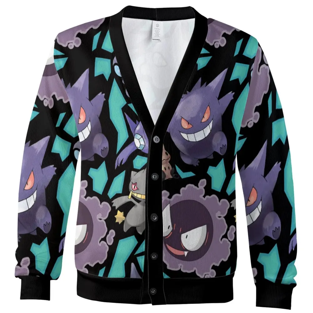 Ghost Type Pokemon Cardigan - 2
