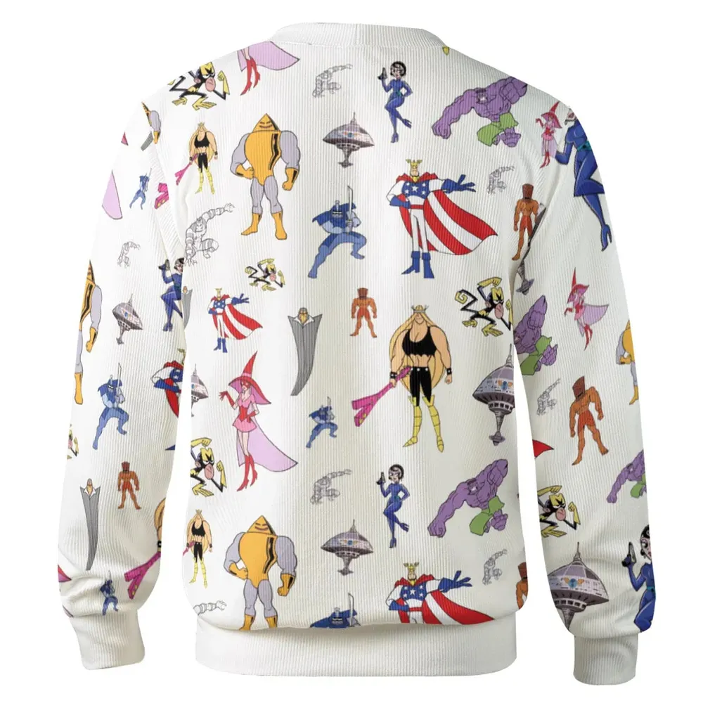 The Justice Friends Hawaiian Shirt 80s 90s Cardigan - 3