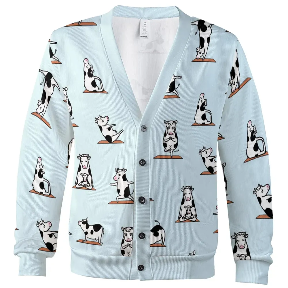 Moo Yoga Pattern Cardigan - 2