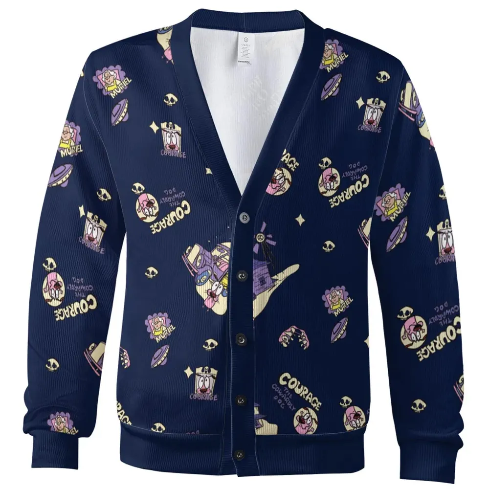 Courage the Cowardly Dog Scenic Cardigan - 2