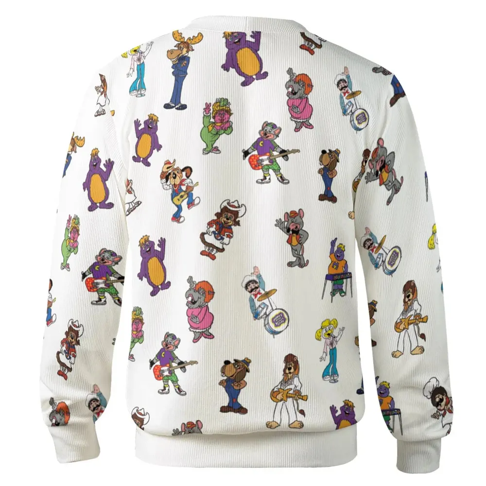 80s Pizza Time Theater Chuck E Cheese Cardigan - 3