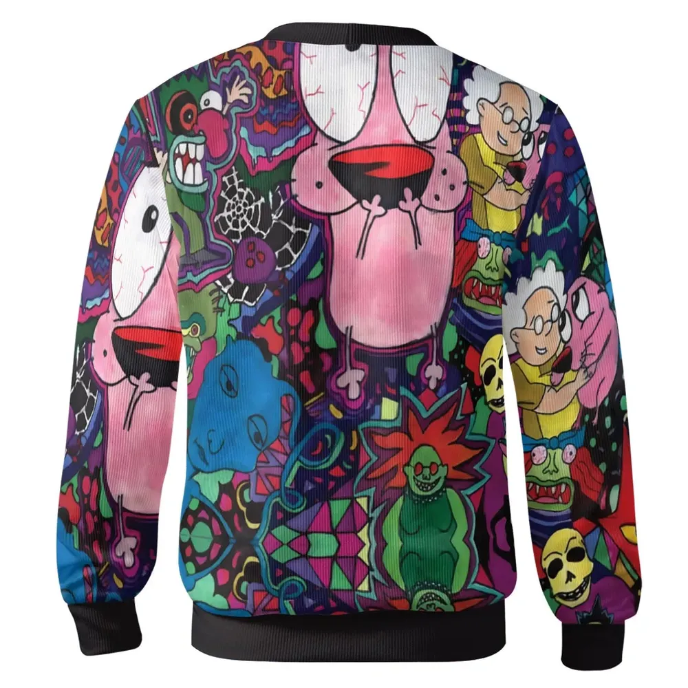 Horror Characters Cowardly Dog Cardigan - 3