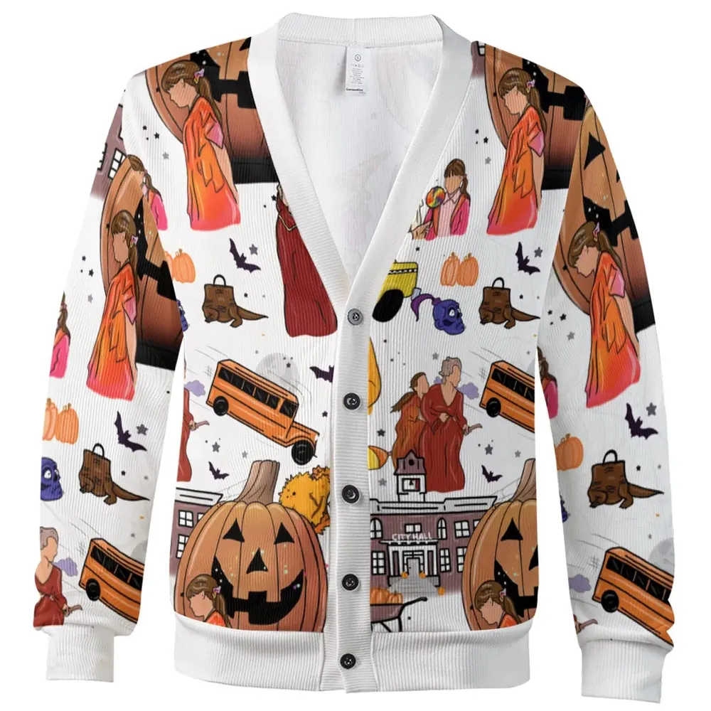 Fall Season Halloweentown Cardigan - 2