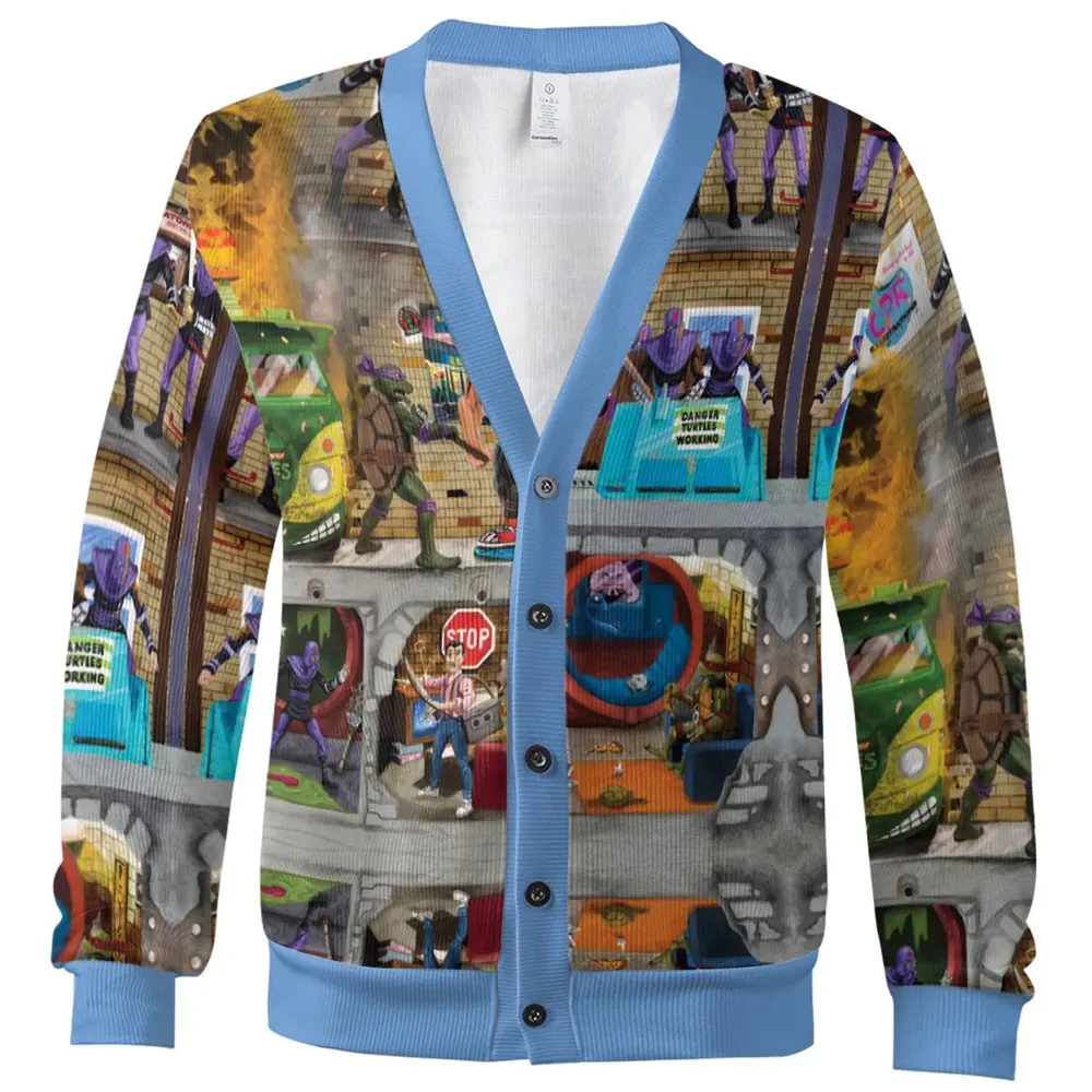 80’s Turtle Power Cardigan - 2